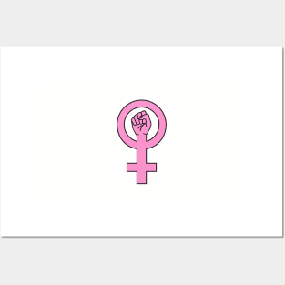 Pink female sign Posters and Art